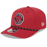 Men's New Era Cardinal Arizona Cardinals 2024 Sideline 9SEVENTY Stretch-Snap Hat