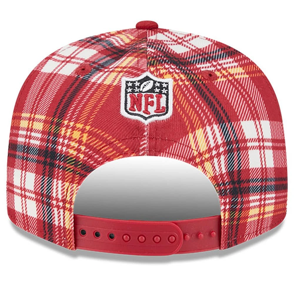 Men's New Era Cardinal Arizona Cardinals 2024 Sideline Statement 9FIFTY Snapback Hat