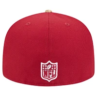 Casquette ajustée 59FIFTY bicolore à motif camouflage New Era Cardinal Arizona Cardinals pour homme