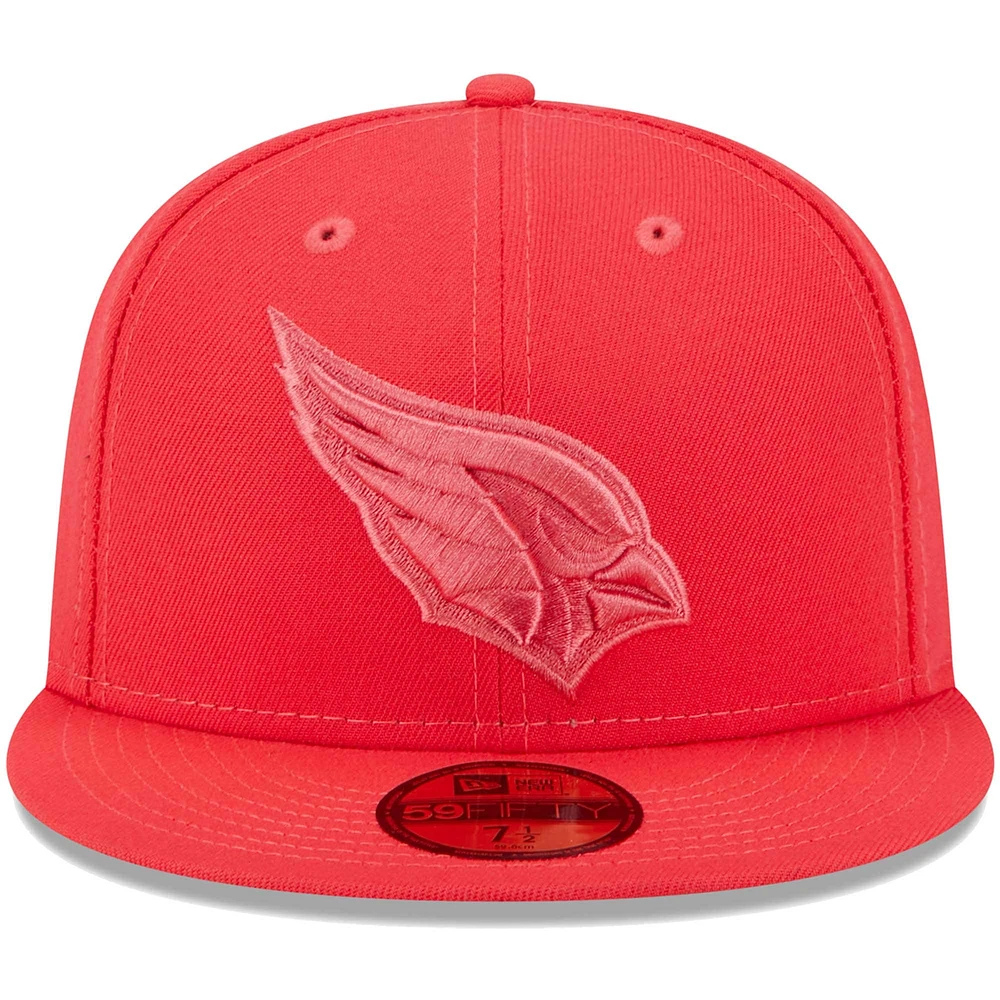 Men's New Era Cardinal Arizona Cardinals Color Pack Brights 59FIFTY Fitted Hat