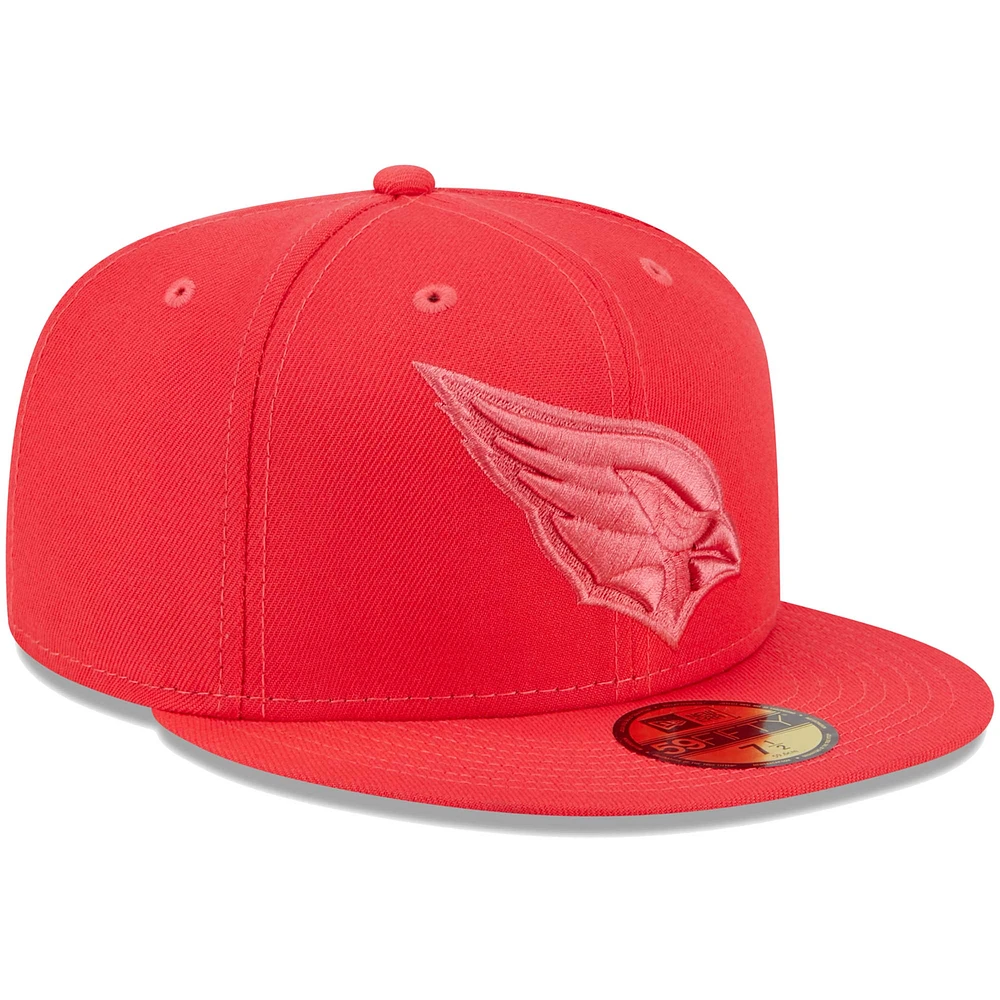 Men's New Era Cardinal Arizona Cardinals Color Pack Brights 59FIFTY Fitted Hat