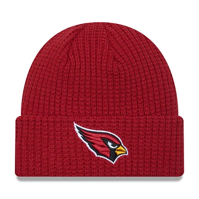 Bonnet en tricot à revers Prime New Era Cardinal Arizona Cardinals pour hommes