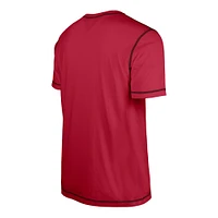 Men's New Era  Cardinal Arizona Cardinals Third Down Puff Print T-Shirt