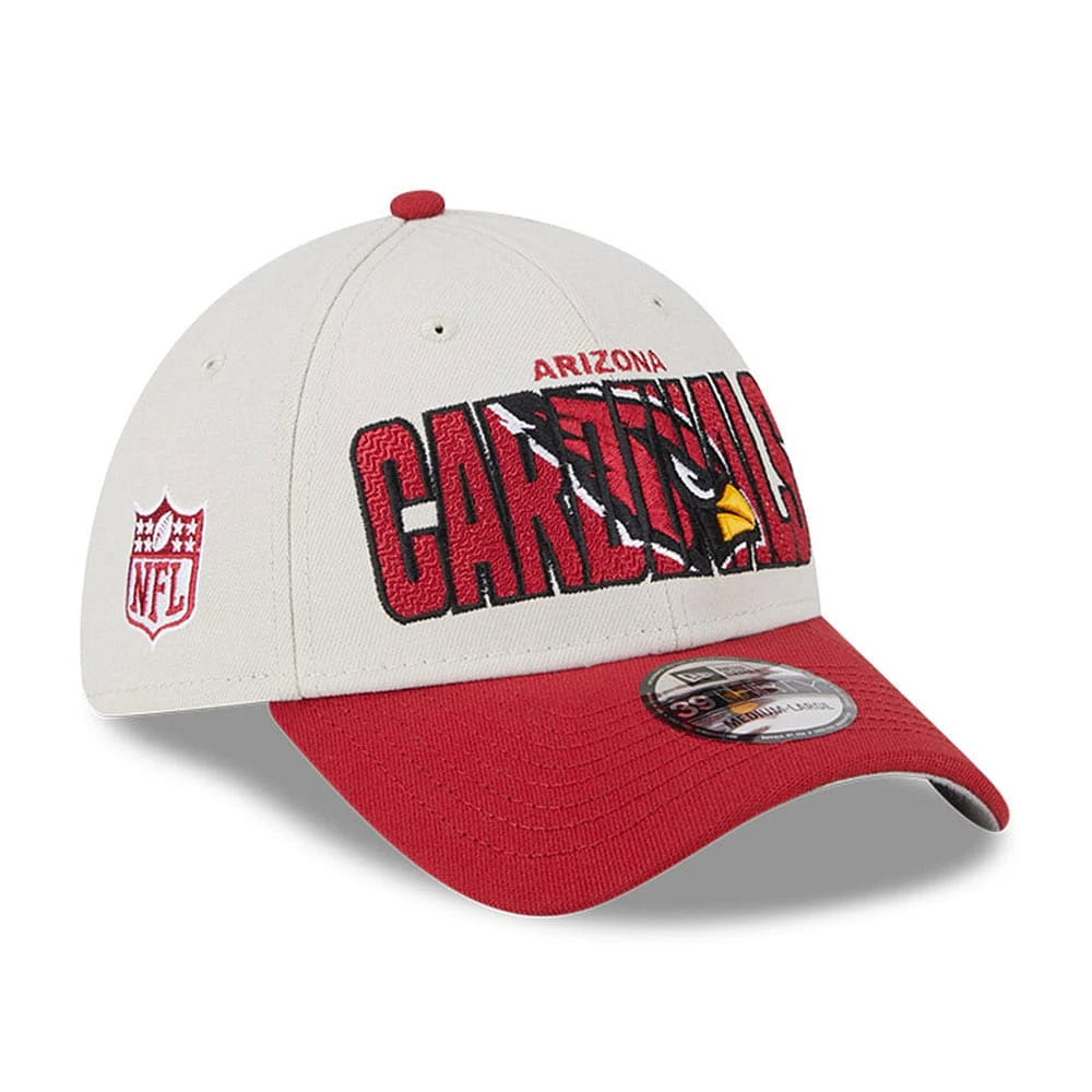 Men's New Era  Cream Arizona Cardinals 2023 NFL Draft 39THIRTY Flex Hat