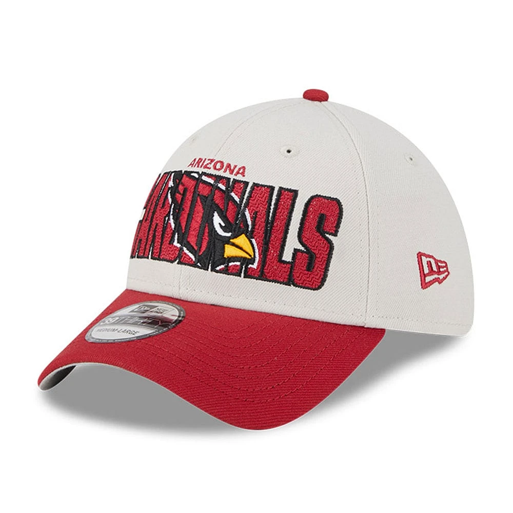Men's New Era  Cream Arizona Cardinals 2023 NFL Draft 39THIRTY Flex Hat