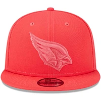 Men's New Era Red Arizona Cardinals Color Pack Brights 9FIFTY Snapback Hat