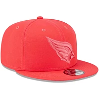 Men's New Era Red Arizona Cardinals Color Pack Brights 9FIFTY Snapback Hat