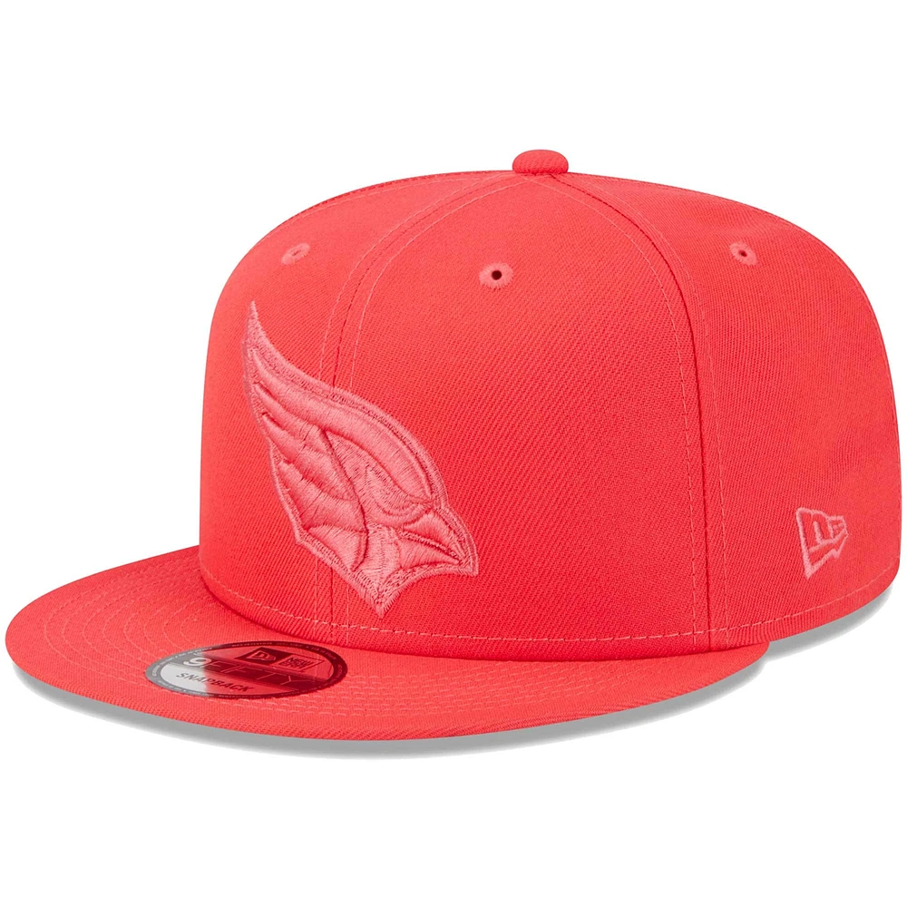 Men's New Era Red Arizona Cardinals Color Pack Brights 9FIFTY Snapback Hat