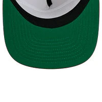 Men's New Era Stone/Cardinal Arizona Cardinals Athletic Golfer Snapback Hat