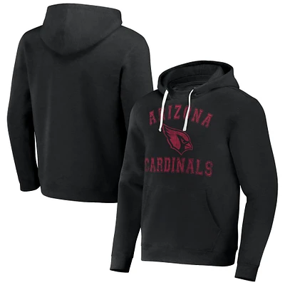 Sweat à capuche noir pour homme de la collection NFL x Darius Rucker Fanatics, motif entraîneur des Arizona Cardinals