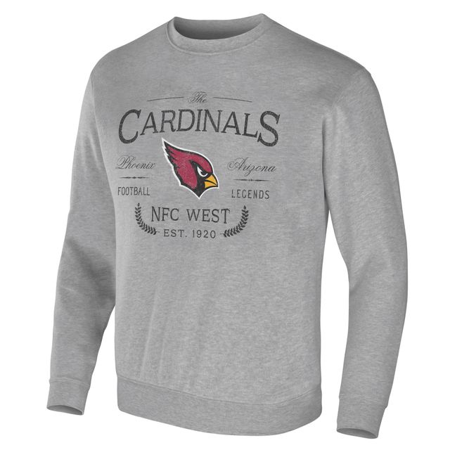 Collection NFL x Darius Rucker pour hommes par Fanatics Sweat-shirt à capuche gris chiné des Cardinals de l'Arizona