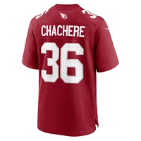 Men's Nike Andre Chachere  Cardinal Arizona Cardinals Team Game Jersey