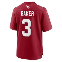 Maillot de joueur match Nike Budda Baker Cardinal des Arizona Cardinals pour homme