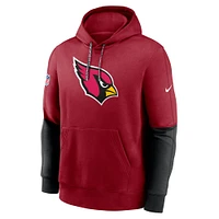Men's Nike Cardinal Arizona Cardinals 2024 Sideline Club Pullover Hoodie