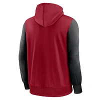 Men's Nike  Cardinal Arizona Cardinals Performance Full-Zip Hoodie