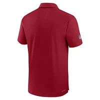 Men's Nike Cardinal Arizona Cardinals Sideline Coaches Performance Polo