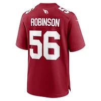 Maillot de jeu joueur Nike Darius Robinson Cardinal Arizona Cardinals pour homme