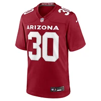 Men's Nike Darren Hall  Cardinal Arizona Cardinals Team Game Jersey