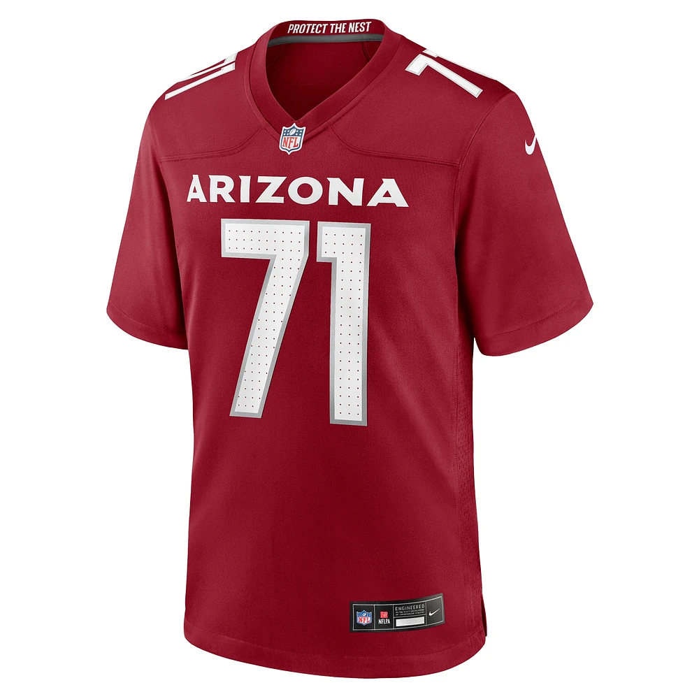 Men's Nike Dennis Daley Cardinal Arizona Cardinals Game Player Jersey