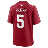 Men's Nike Matt Prater  Cardinal Arizona Cardinals Team Game Jersey