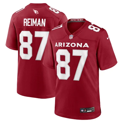 Maillot de match Nike Tip Reiman Cardinal Arizona Cardinals pour homme