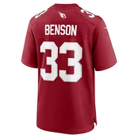 Men's Nike Trey Benson  Cardinal Arizona Cardinals Team Game Jersey