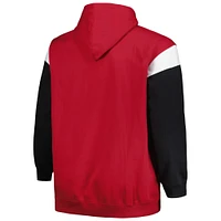 Profil pour hommes Cardinal Arizona Cardinals Big & Tall Trench Battle Pull à capuche