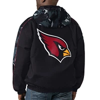 Men's Starter Black Arizona Cardinals Thursday Night Gridiron Full-Zip Hoodie