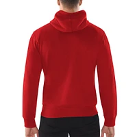 Men's Starter Cardinal Arizona Cardinals Domestic Post Season Full-Zip Hoodie
