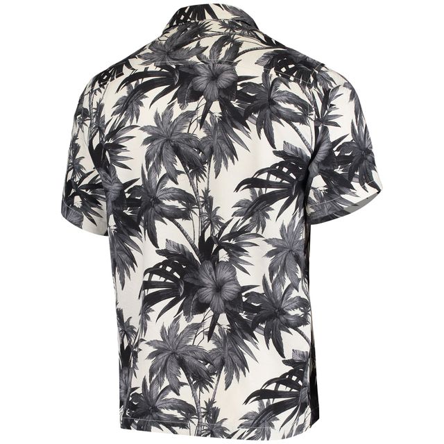 Chemise boutonnée Tommy Bahama pour homme Arizona Cardinals Sport Harbor Island Hibiscus Camp noir