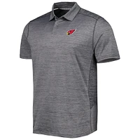 Men's Tommy Bahama Charcoal Arizona Cardinals Delray Frond IslandZone Polo