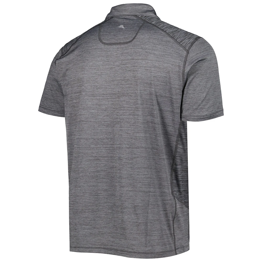 Men's Tommy Bahama Charcoal Arizona Cardinals Delray Frond IslandZone Polo
