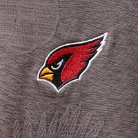 Men's Tommy Bahama Charcoal Arizona Cardinals Palm Coast Delray Frond Allover IslandZone Polo