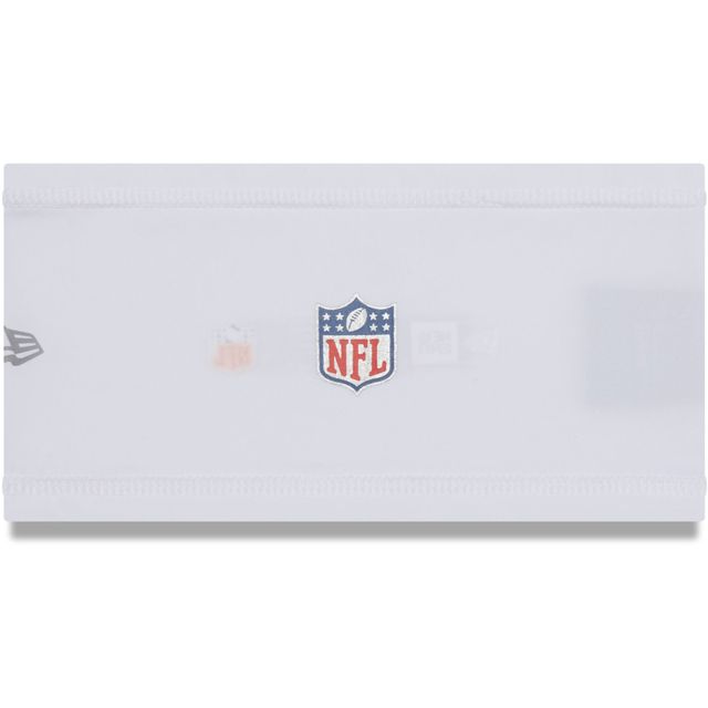 Bandeau d'entraînement officiel New Era Arizona Cardinals COOLERA Blanc