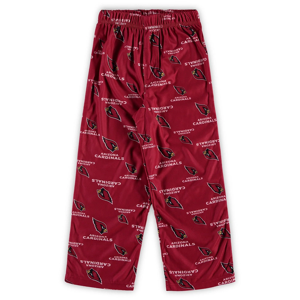 Préscolaire Cardinal Arizona Cardinals Allover Logo Pantalon de pyjama en flanelle