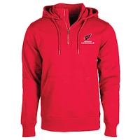Unisex Dunbrooke  Cardinal Arizona Cardinals Defender Quarter-Zip Hoodie