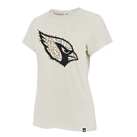 Women's '47 Cream Arizona Cardinals Panthera Frankie T-Shirt