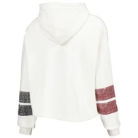Women's '47 Oatmeal Arizona Cardinals Harper Pullover Hoodie
