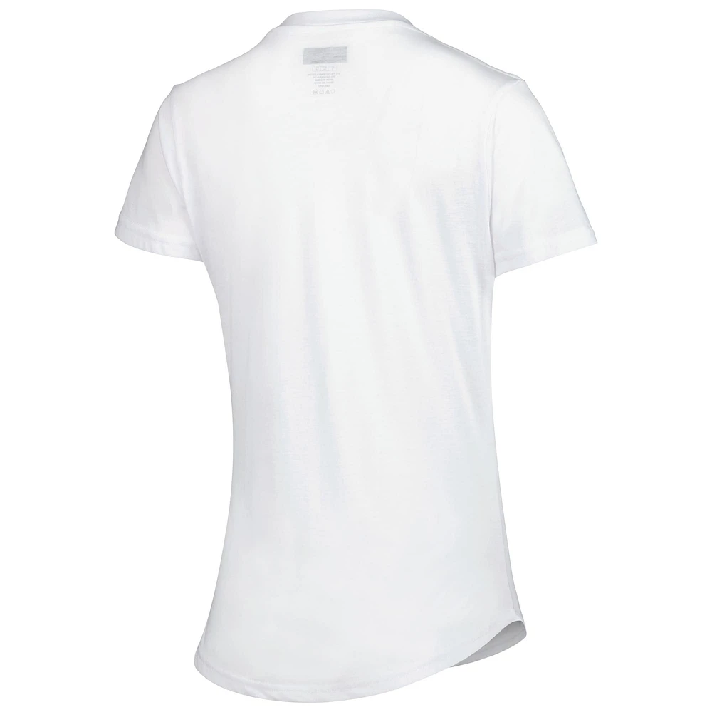Women's Concepts Sport White/Charcoal Arizona Cardinals Sonata T-Shirt & Leggings Sleep Set