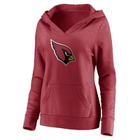 Women's Fanatics Kyler Murray Cardinal Arizona Cardinals Player Icon Name & Number Pullover Hoodie