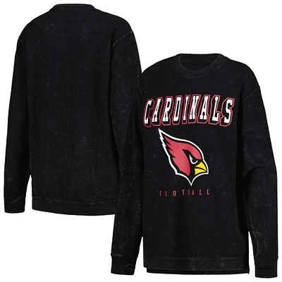 Sweat-shirt G-III 4Her by Carl Banks noir pour femme avec cordon confortable Arizona Cardinals