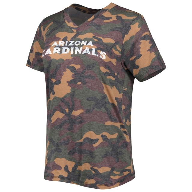 Majestic Threads Kyler Murray Camo Arizona Cardinals Nom et numéro T-shirt tri-mélange à col en V pour femmes