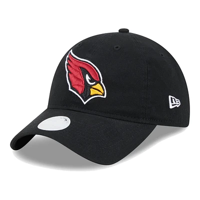 Casquette ajustable Main Core Classic 2.0 9TWENTY noire New Era pour femme des Arizona Cardinals