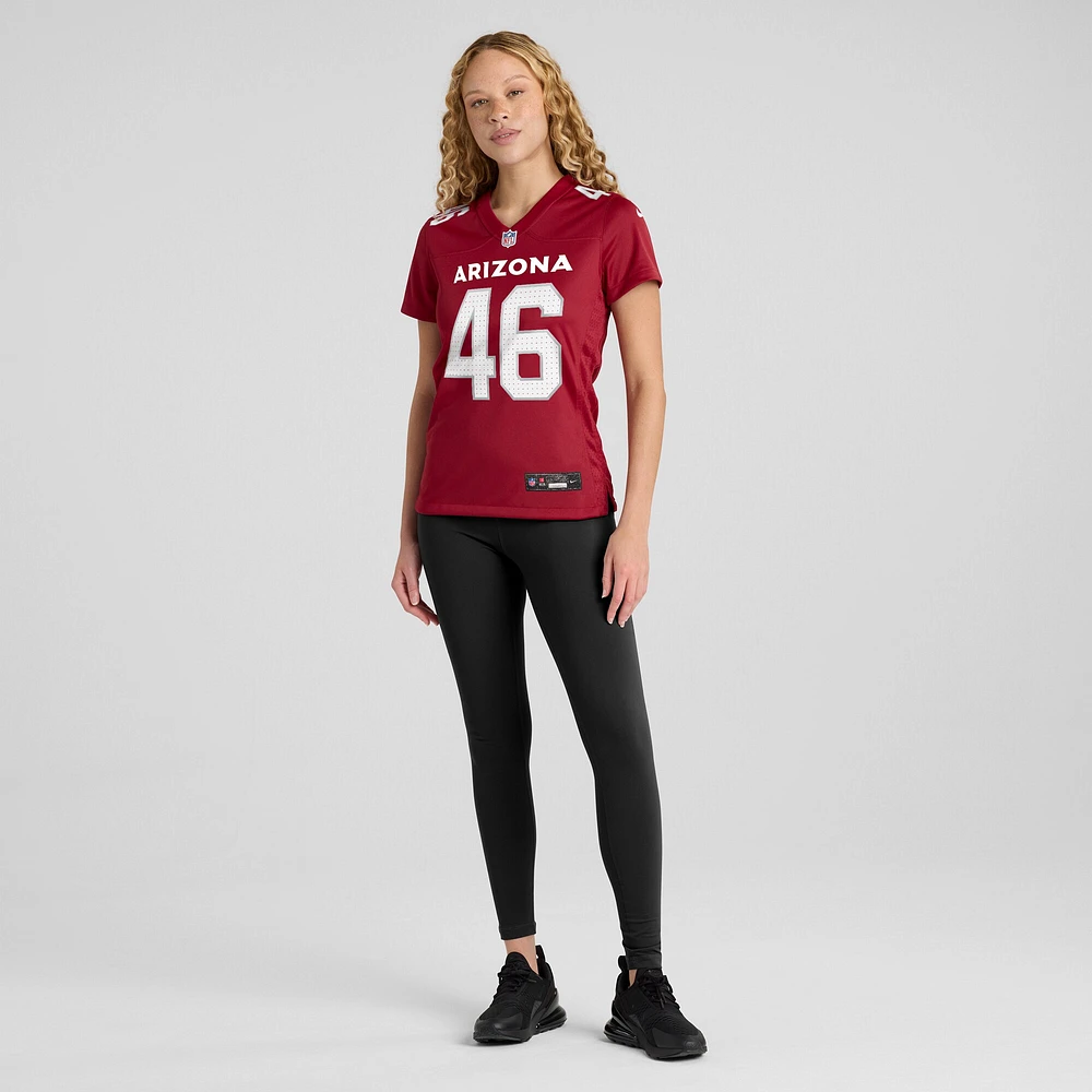 Maillot de match Nike Aaron Brewer Cardinal Arizona Cardinals pour femme