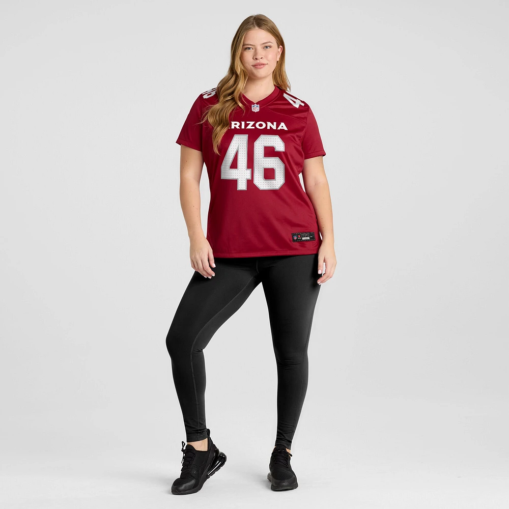 Maillot de match Nike Aaron Brewer Cardinal Arizona Cardinals pour femme