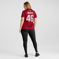 Maillot de match Nike Aaron Brewer Cardinal Arizona Cardinals pour femme