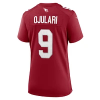 Women's Nike BJ Ojulari  Cardinal Arizona Cardinals Team Game Jersey
