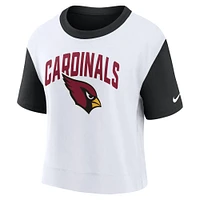 Women's Nike Black/White Arizona Cardinals High Hip Fashion T-Shirt