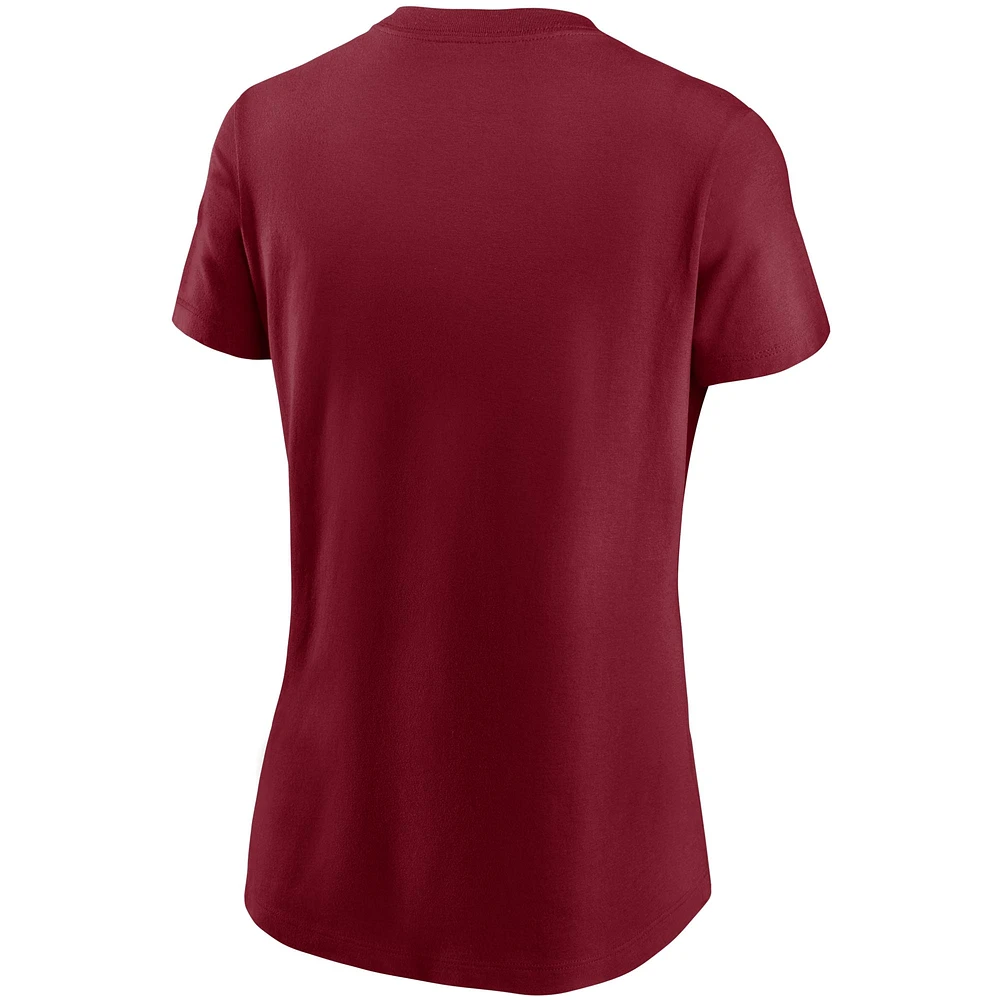 Women's Nike Cardinal Arizona Cardinals Logo Essential T-Shirt