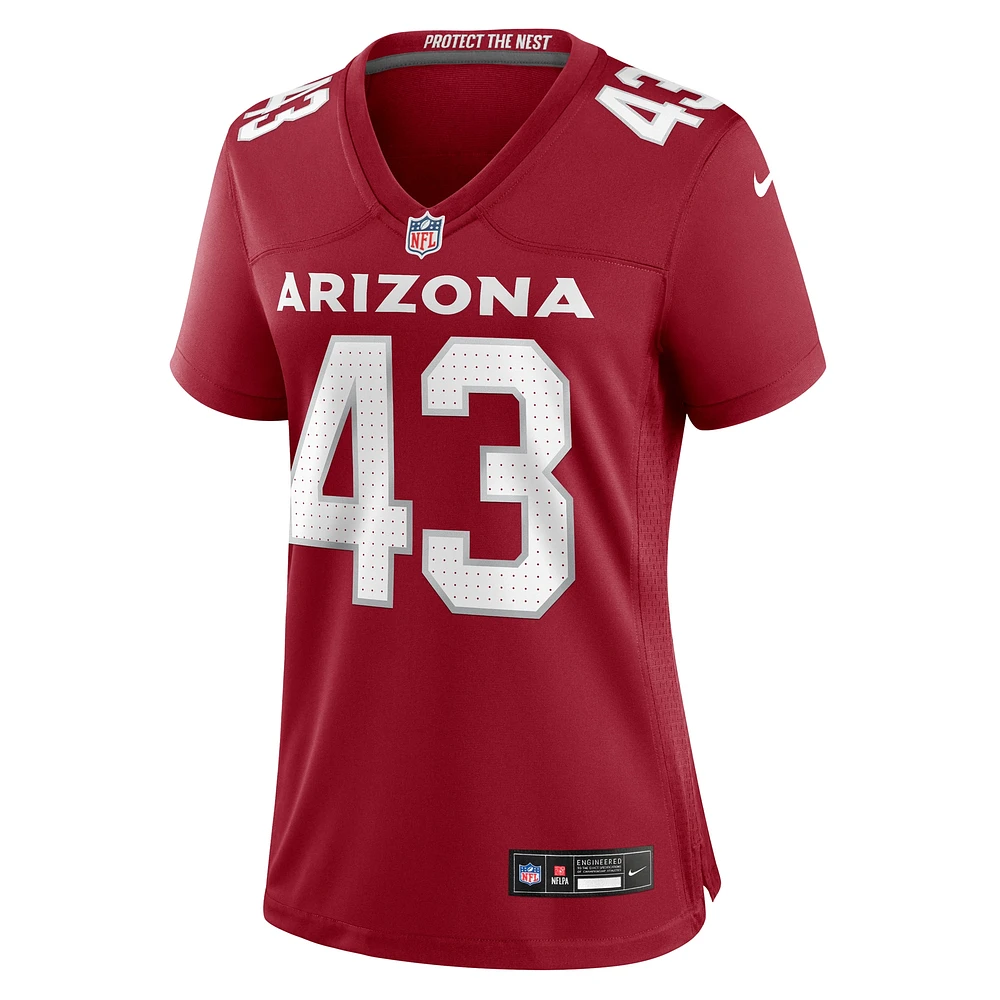 Women's Nike Jesse Luketa  Cardinal Arizona Cardinals Game Jersey
